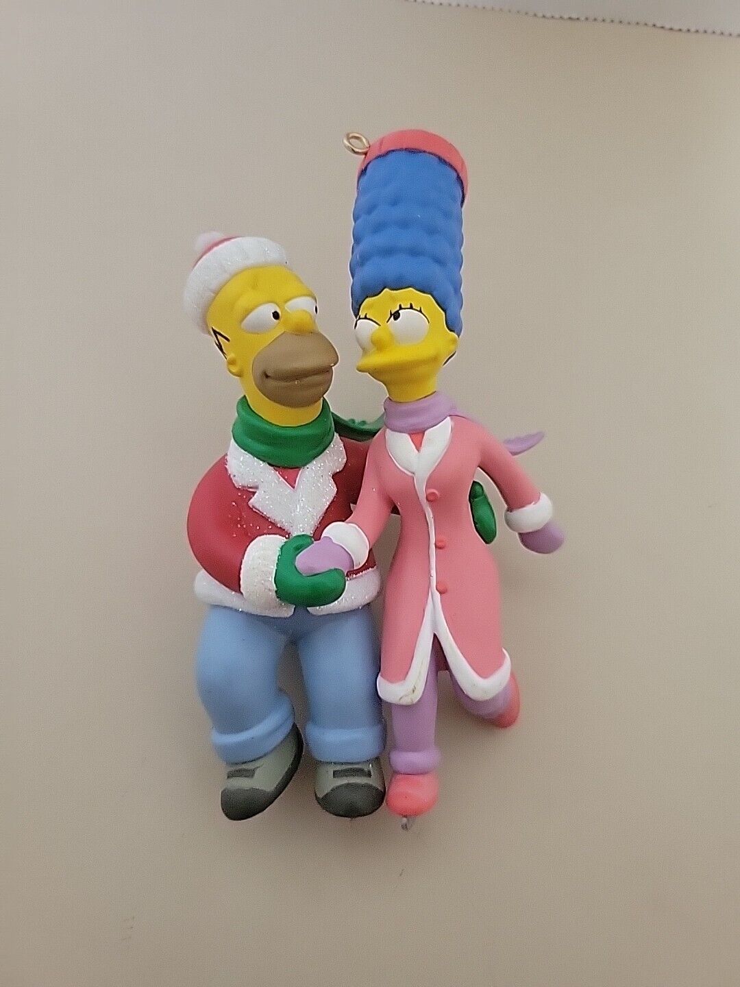 2006 Carlton Heirloom Ornament The Simpsons Smooth as Ice Homer and Marge