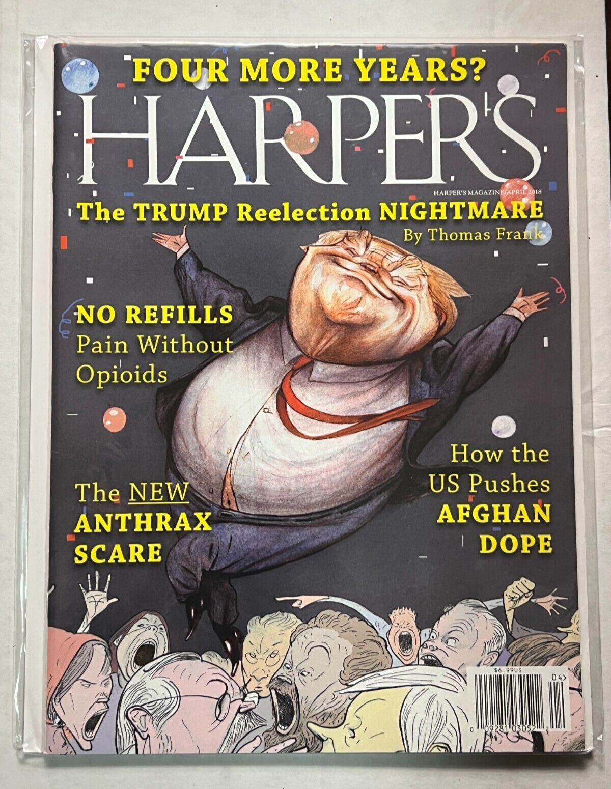 Trump Harpers Magazine April 2018 Trump MAGAZINE
