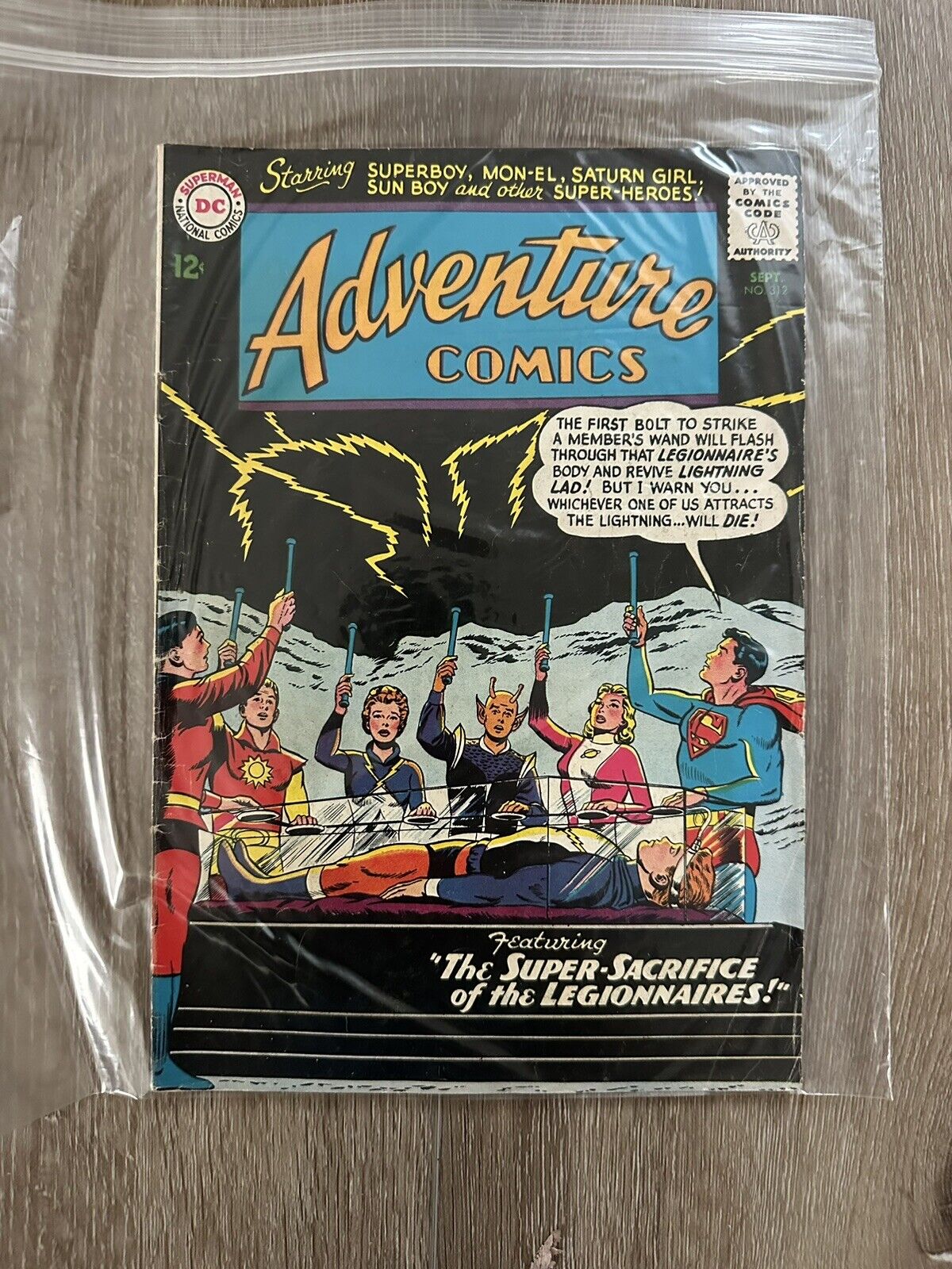1963 Adventure Comics #312 The Super Sacrifice of the Legionnaires DC SILVER AGE