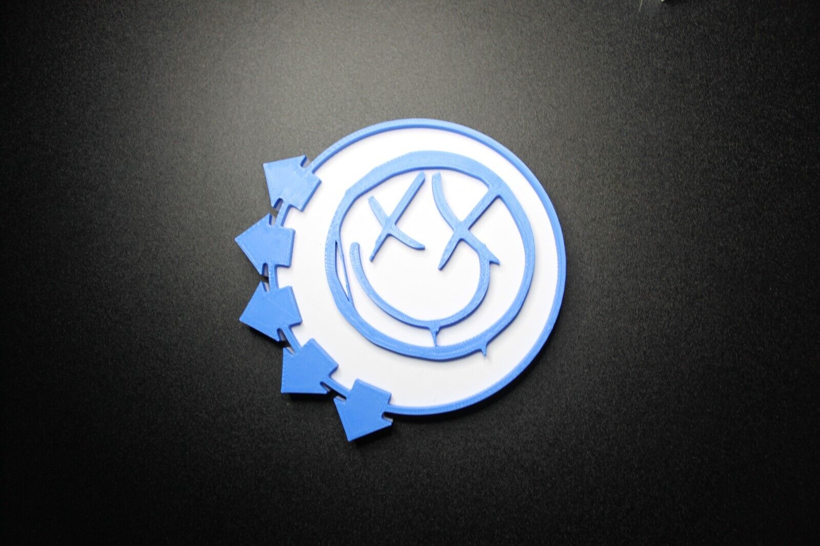 Blink 182 Smiley Face 3D Printed Logo Art