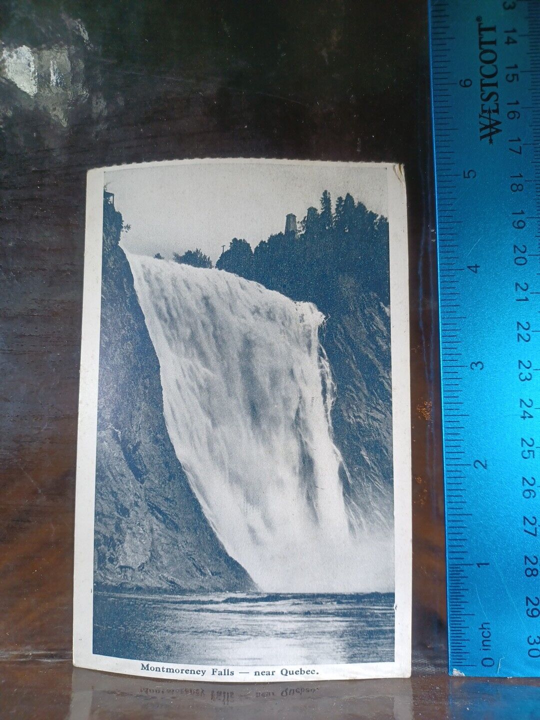 Post Card Real Photo 1920s Montgomery Falls  Quebec