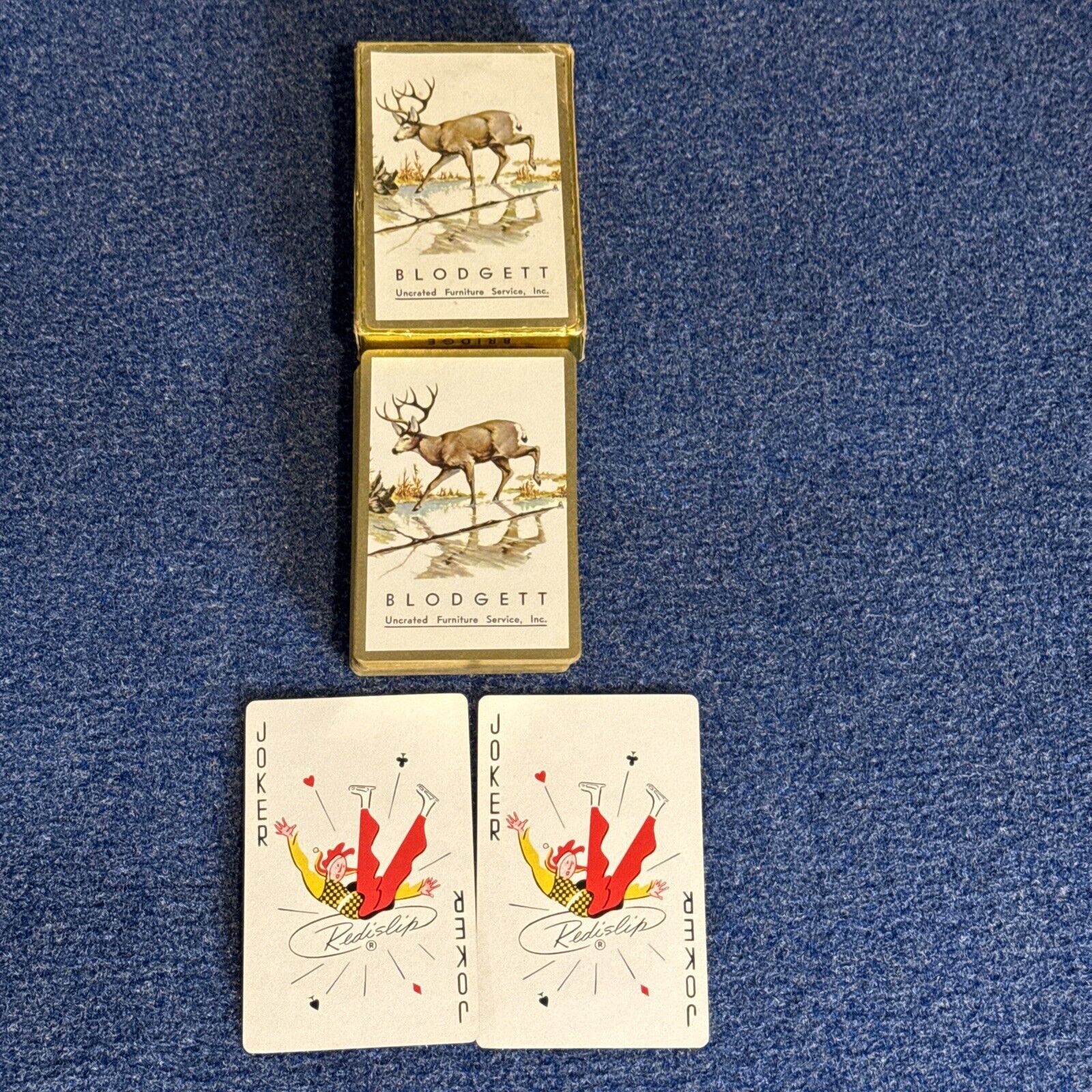Vintage Remembrance Playing Cards  52 x 2 Jokers