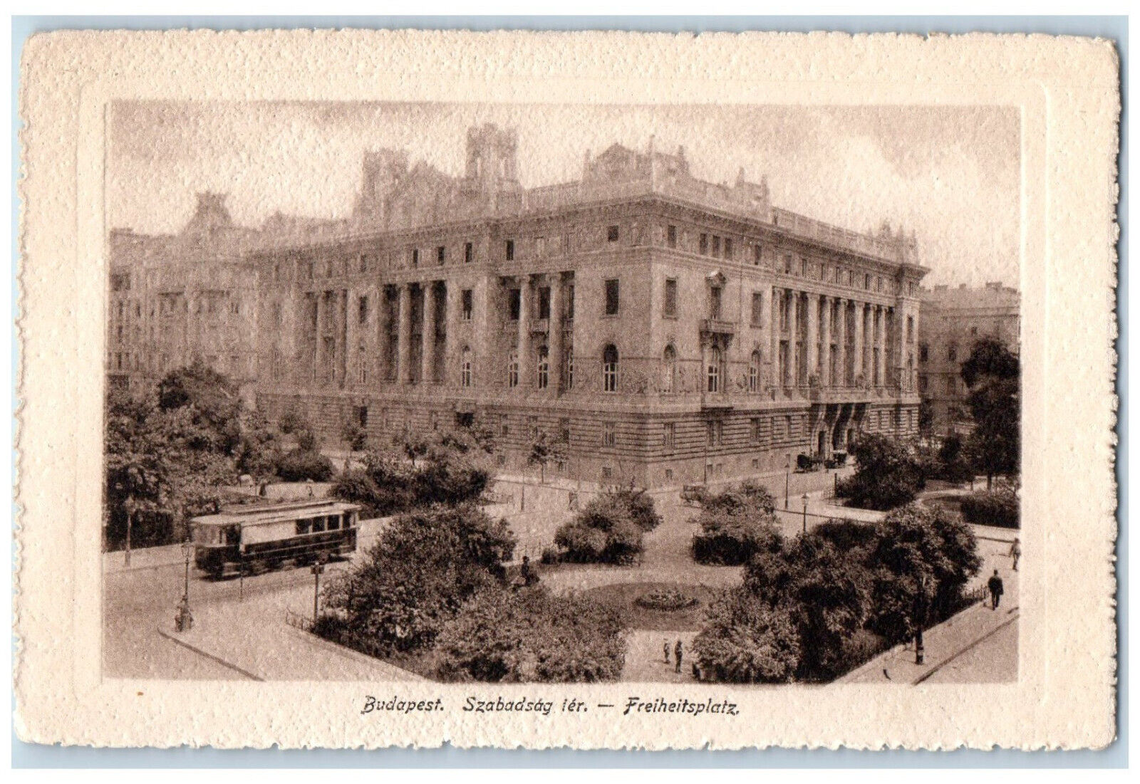Budapest Hungary Postcard Szabadsag ter Freedom Square c1910 Unposted