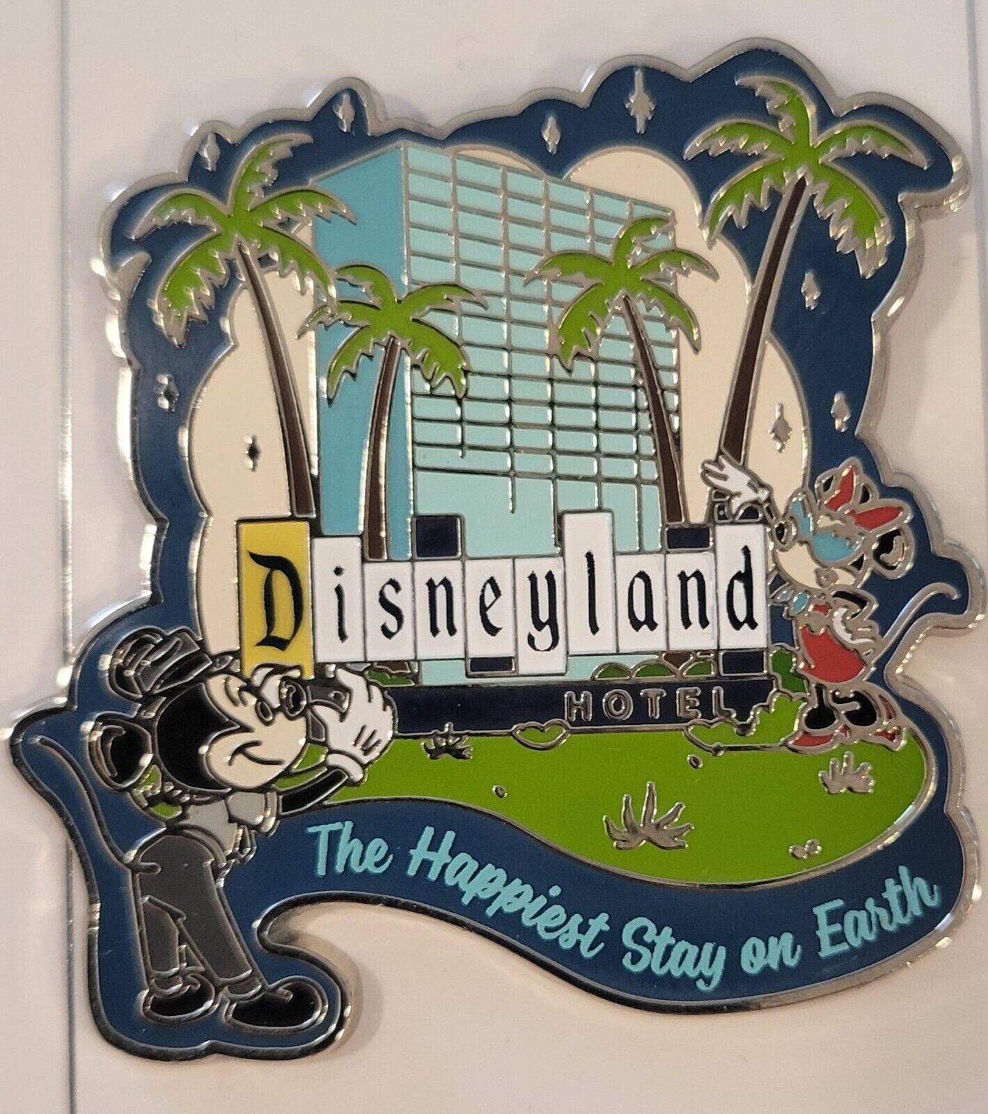 Disneyland Hotel Mickey Minnie Happiest Stay on Earth 2020 Pin
