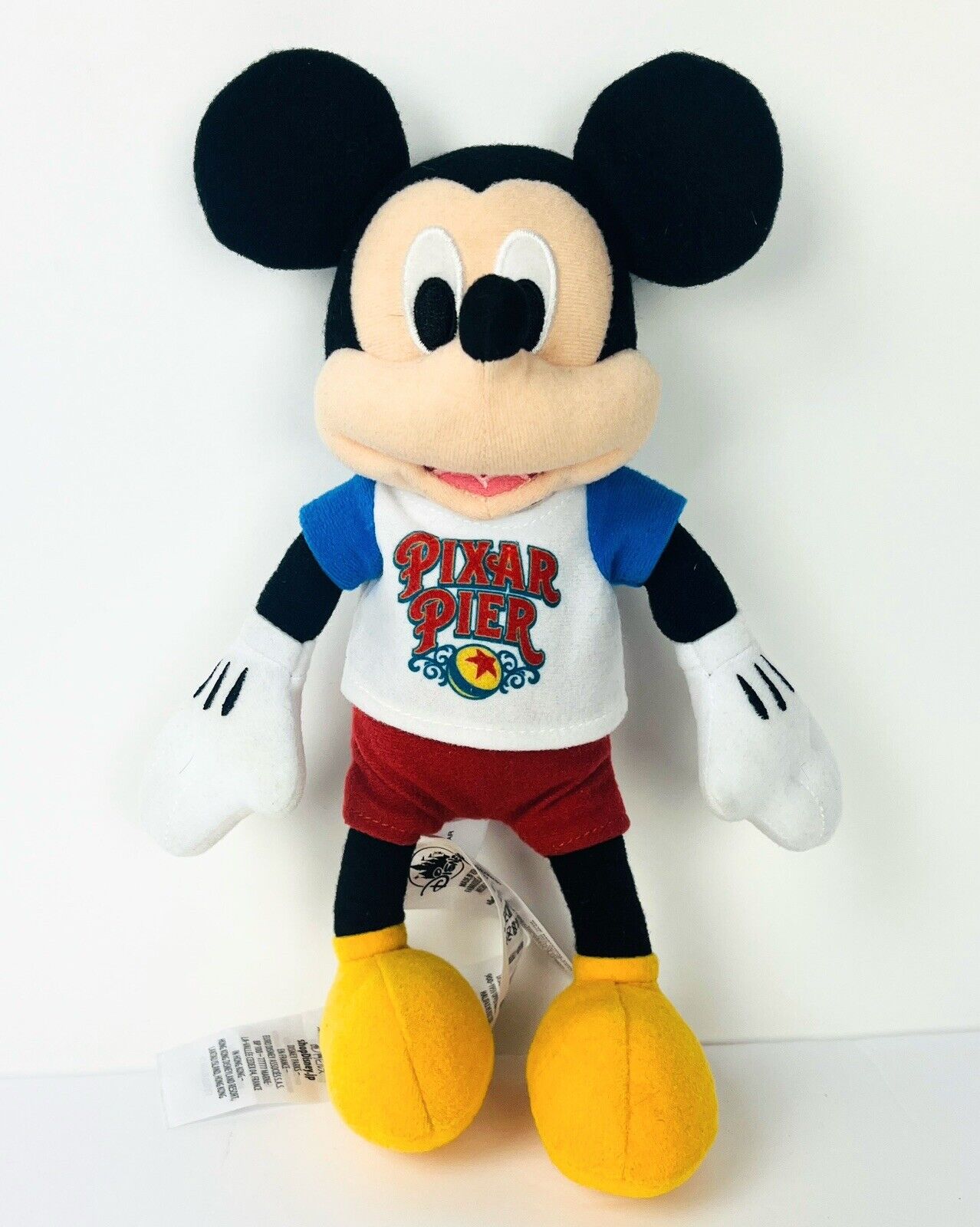 Disney Parks Pixar Pier Mickey Mouse Stuffed Plush - 10” toy