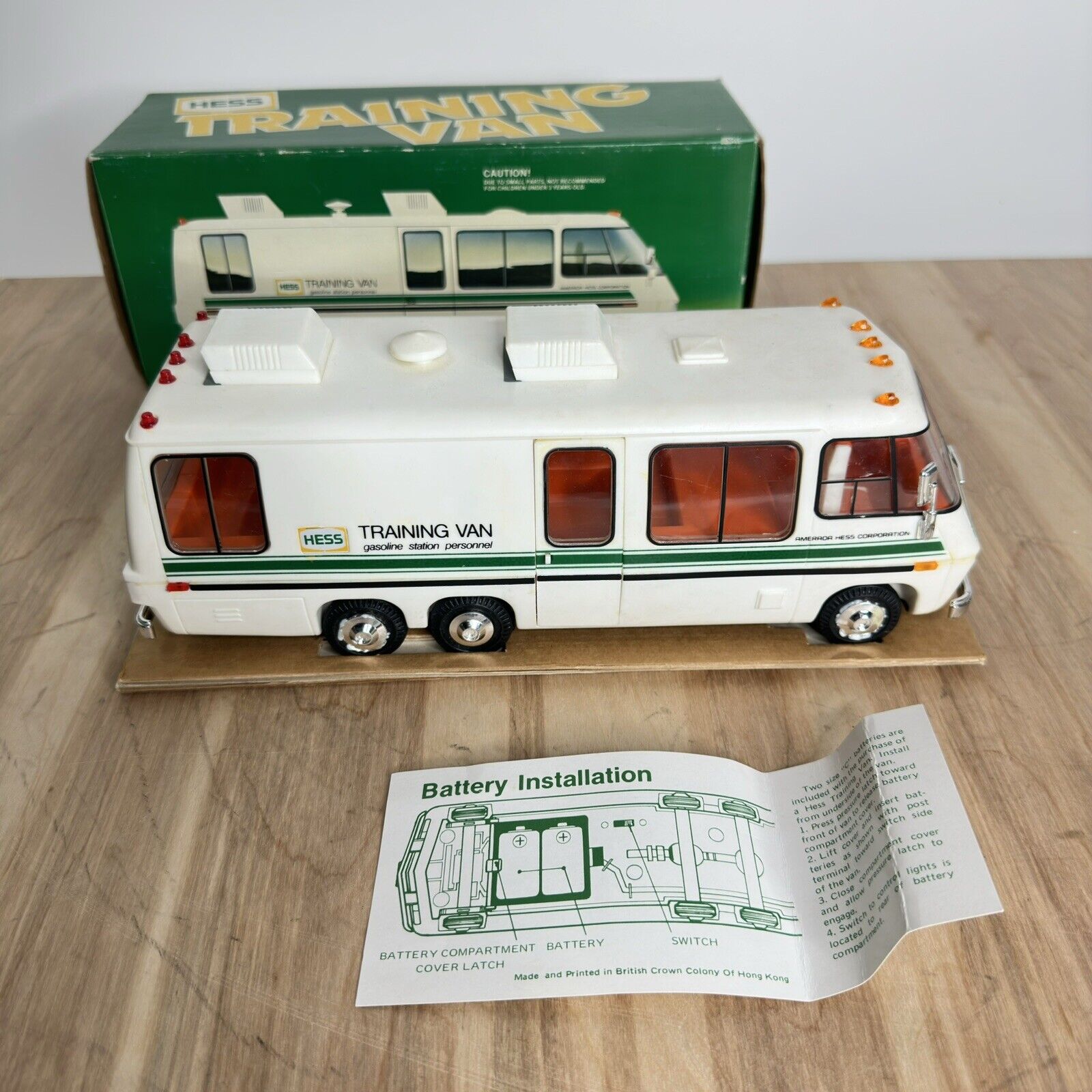 Vintage Hess Training Van w/Box