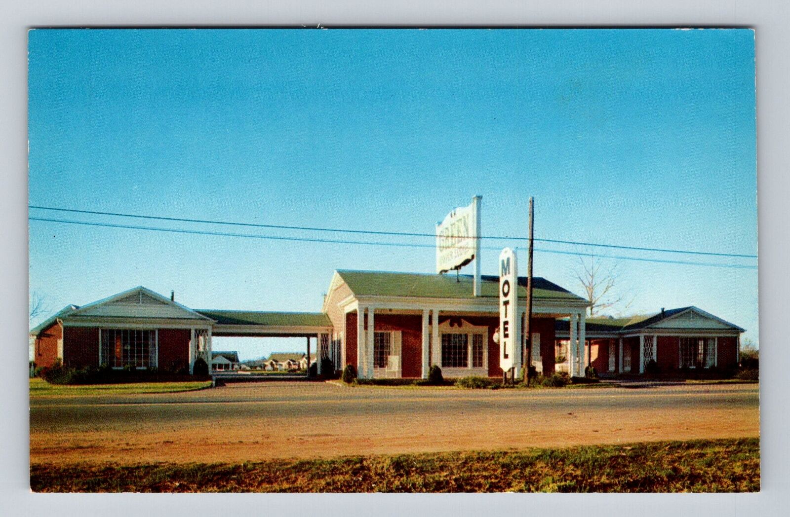 Montgomery AL-Alabama, Green Motor Lodge No 1 Advertising Vintage Postcard