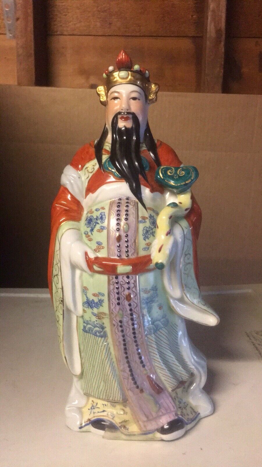 Vintage Statue Wise God asian