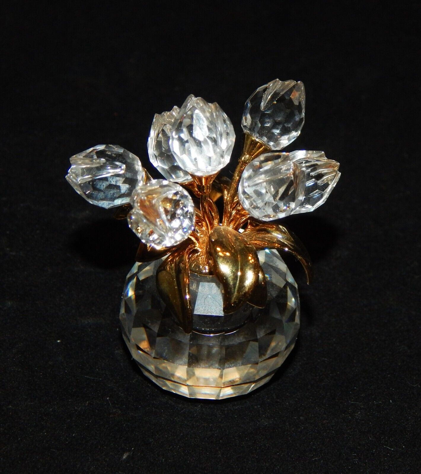 Swarovski Crystal Bouquet of 7 Flowers Figurine