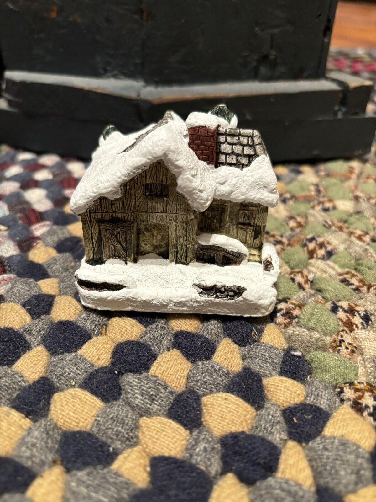 American Rustic Christmas Blacksmith Shop (1989) RSVP Country Christmas Cottages