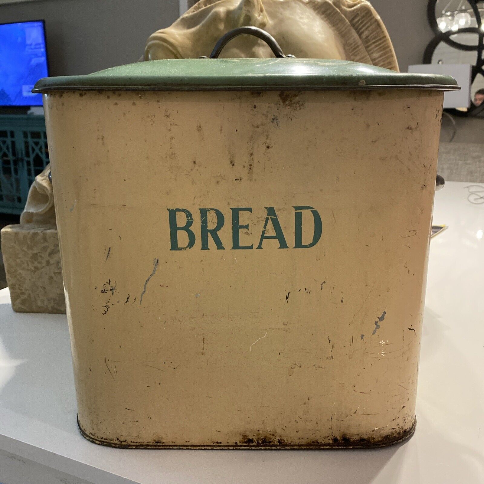 Vintage Tala Large Metal Bread Bin From 1950s (Made In England)