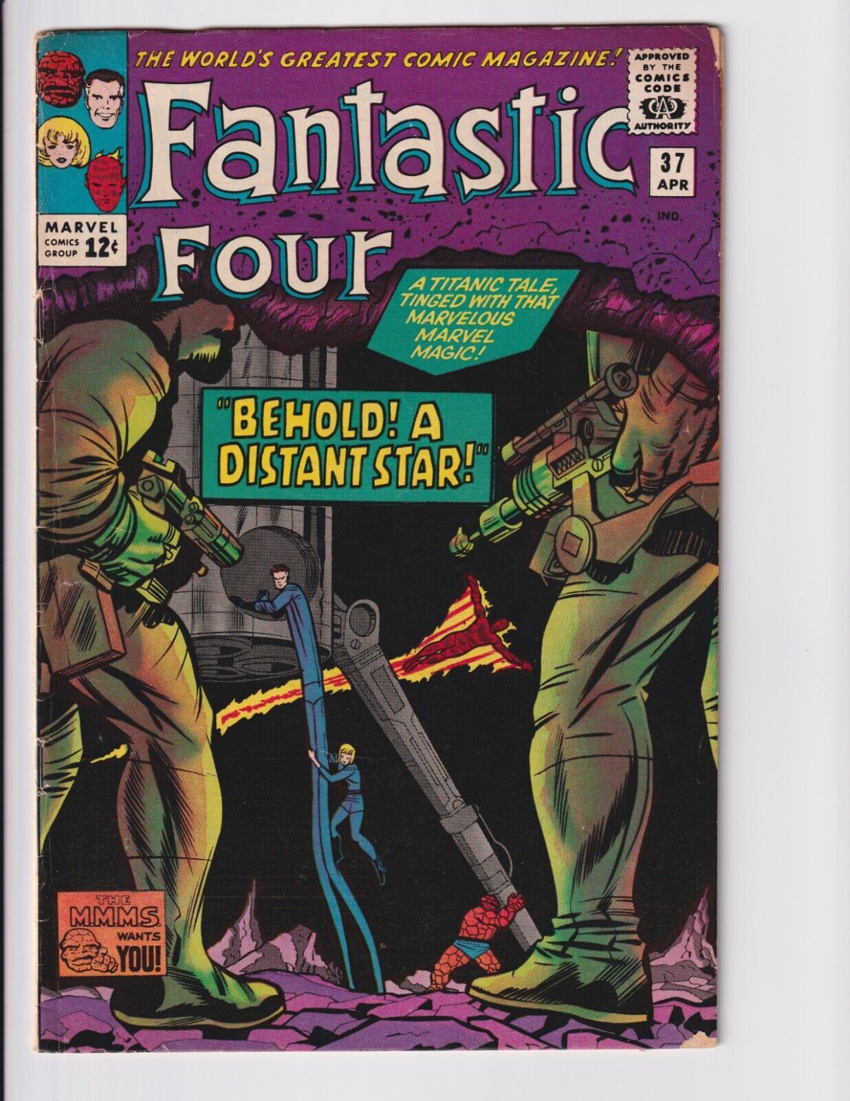 FANTASTIC FOUR #37 (1965) FN Jack Kirby + Stan Lee