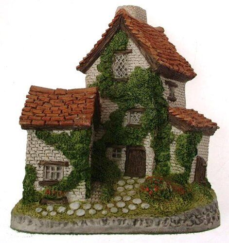 David Winter\'s Ivy Cottage with Original Box Introduced 1982 Retired 1992 w/COA