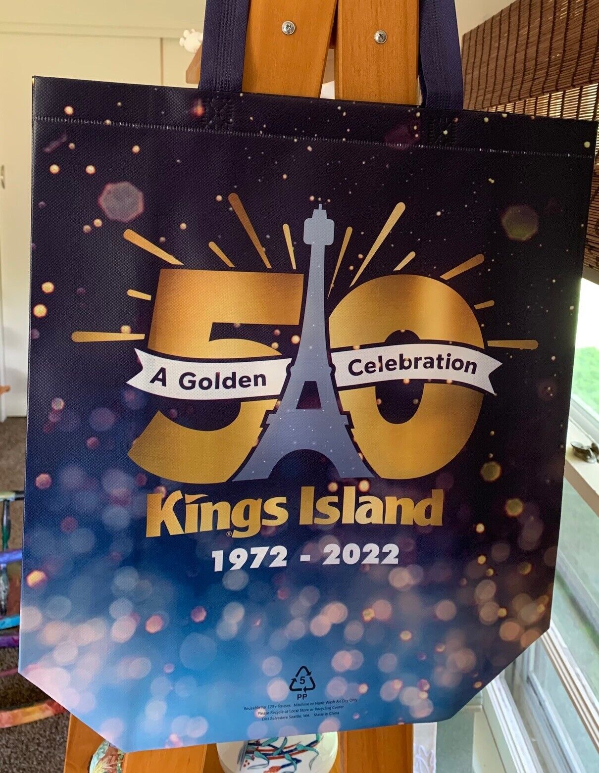 Kings Island Golden Celebration 50th Anniversary Tote Bag