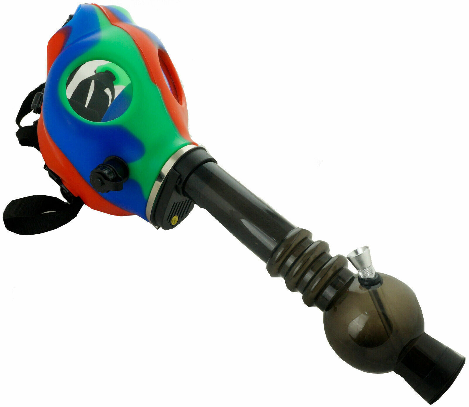 Silicon Gas Mask Bong Hookah Smoking Colorful Mask w/ Gift Box - USA