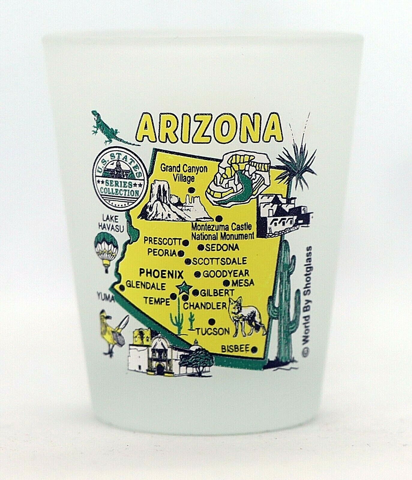 Arizona US States Series Collection Shot Glass