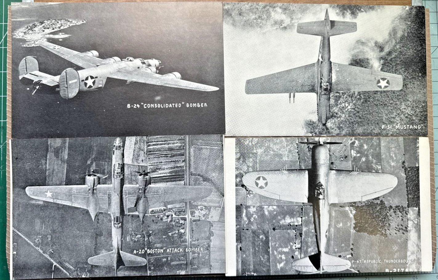 (60) WW2 Plane Identification Photos - Military - Spitfire Bomber Mustang - War