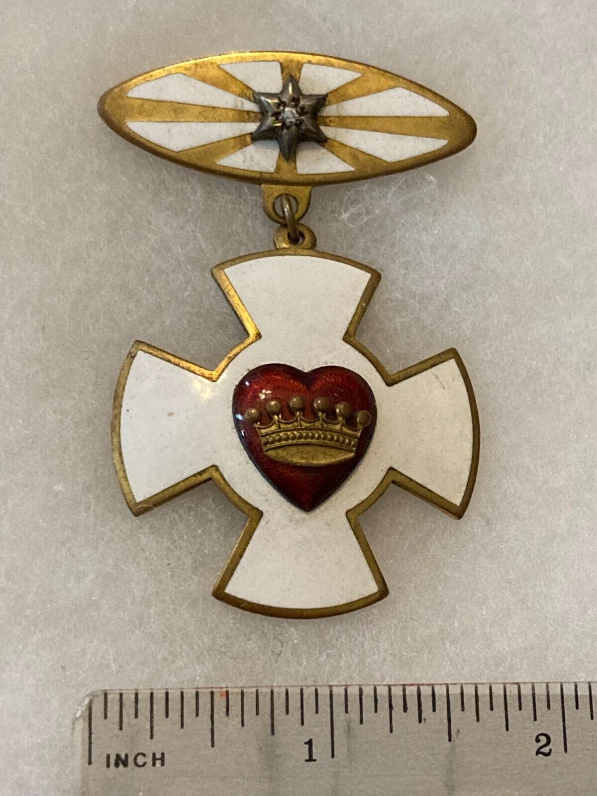 Vintage Independent Order of Odd Fellows or I. O. O. F. Medal