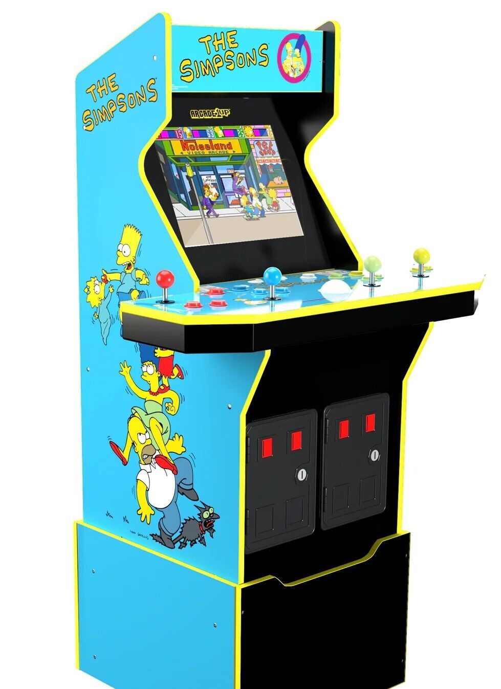 Arcade1Up THE SIMPSONS & BOWLING Classic 2 GAMES Marquee BRAND NEW SEALED