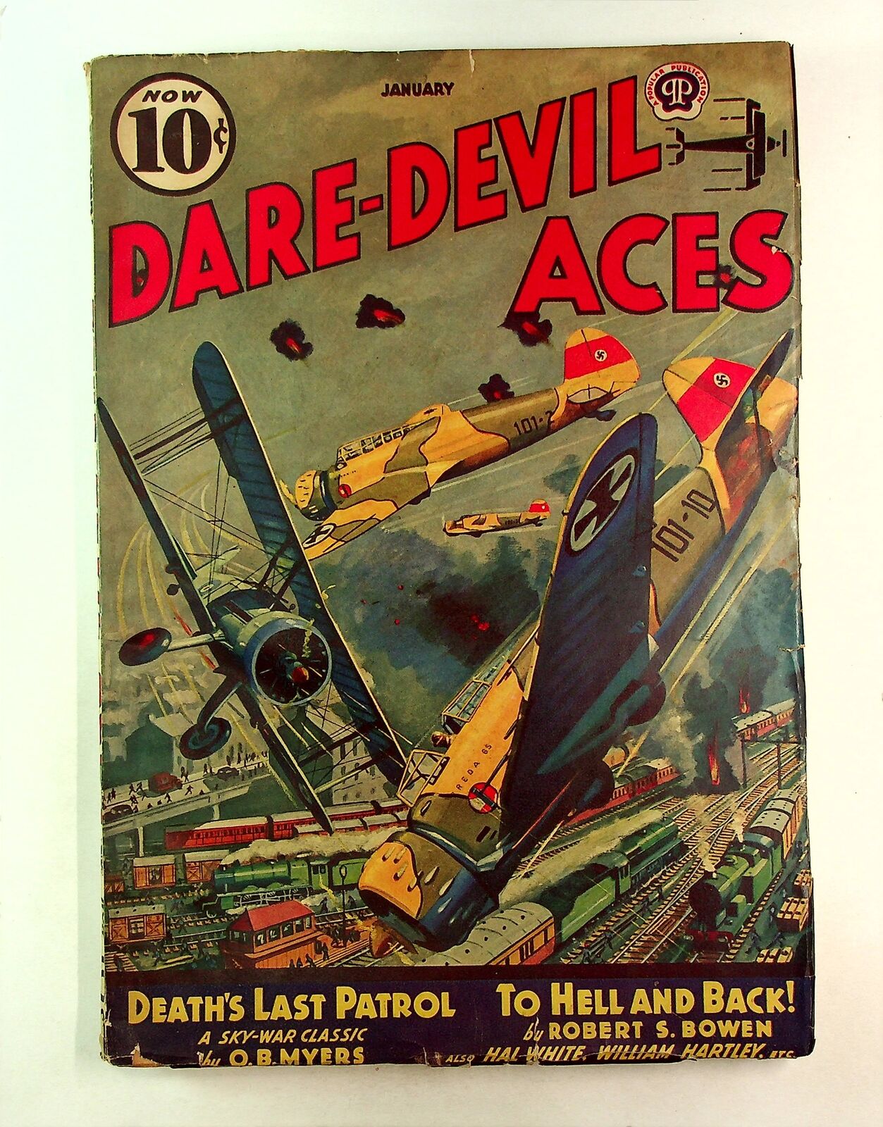 Dare-Devil Aces Pulp Jan 1940 Vol. 24 #2 VG+ 4.5