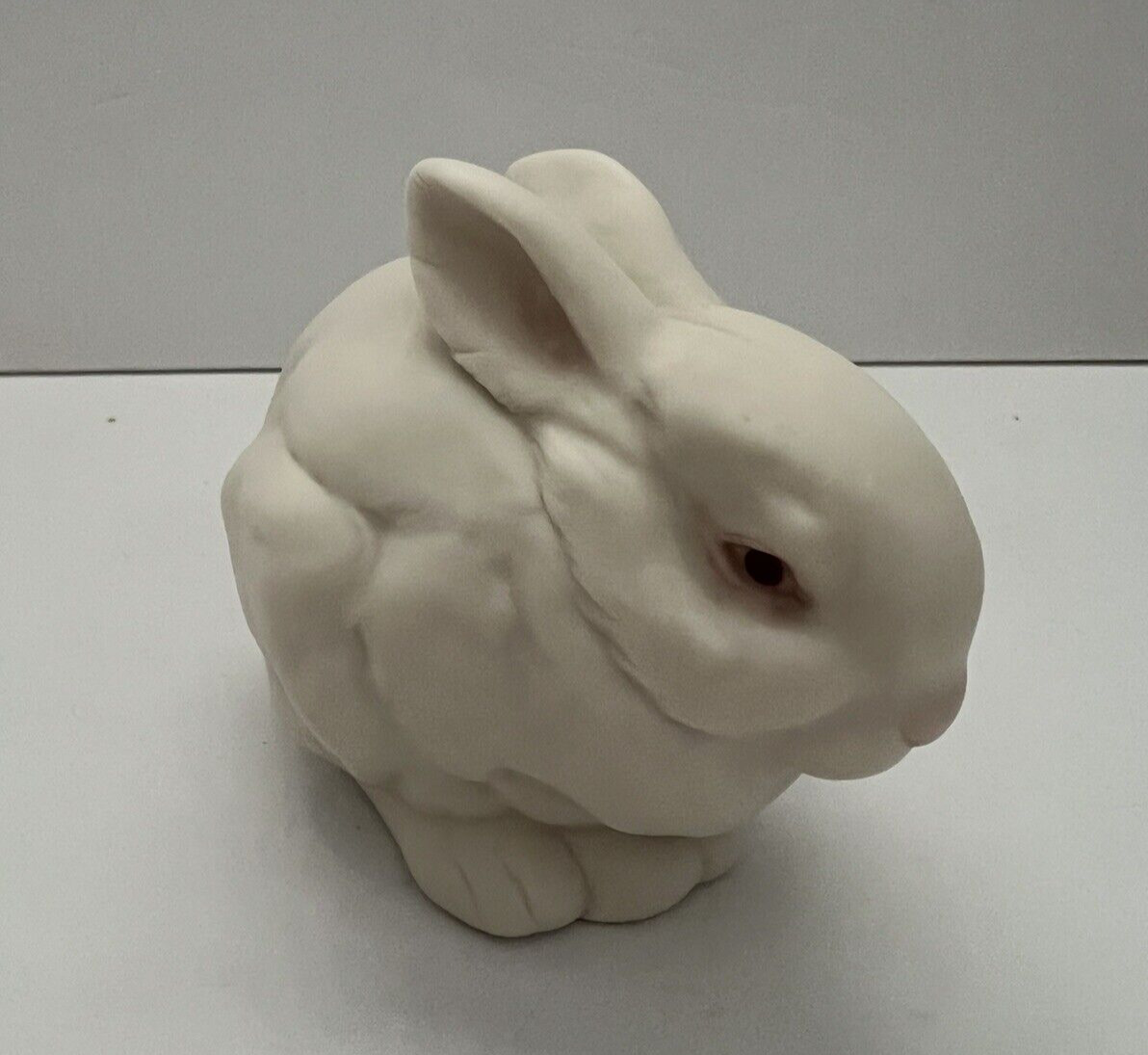 Vintage CYBIS Bisque Porcelain Bunny Rabbit Mr. Snowball 1962 USA