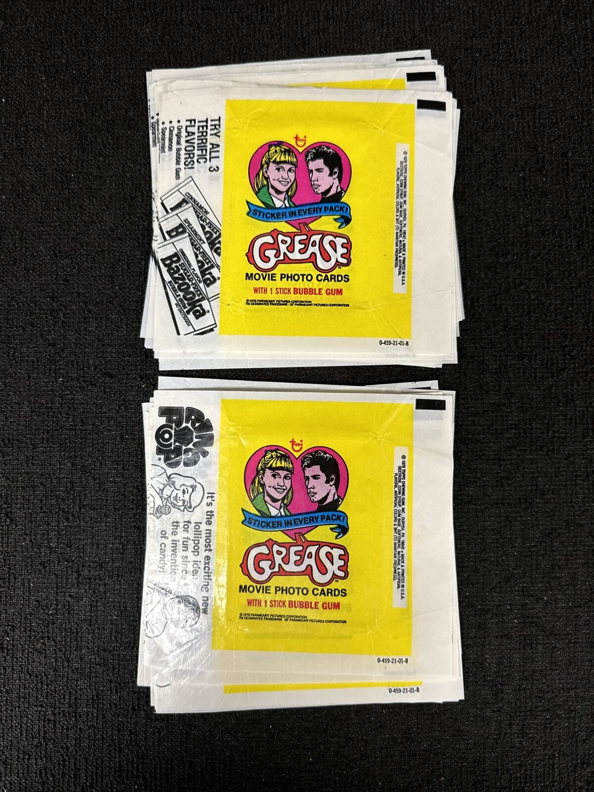 1978 Topps Grease Wax Wrappers Only (30)
