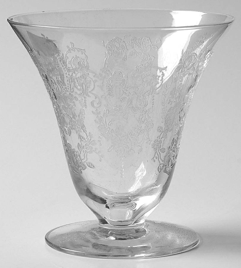 Tiffin-Franciscan Cherokee Rose Oyster Fruit Cocktail Glass 715390