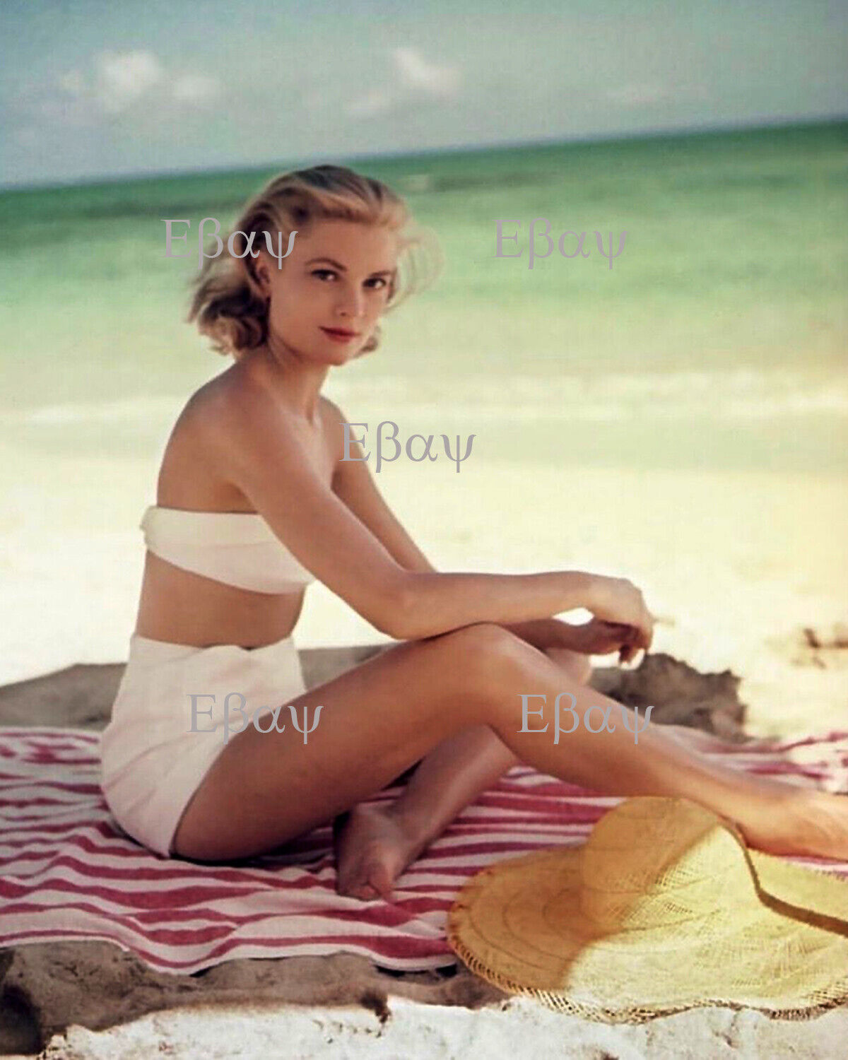 Grace Kelly in Jamaica, 1955  8X10 Photo Reprint