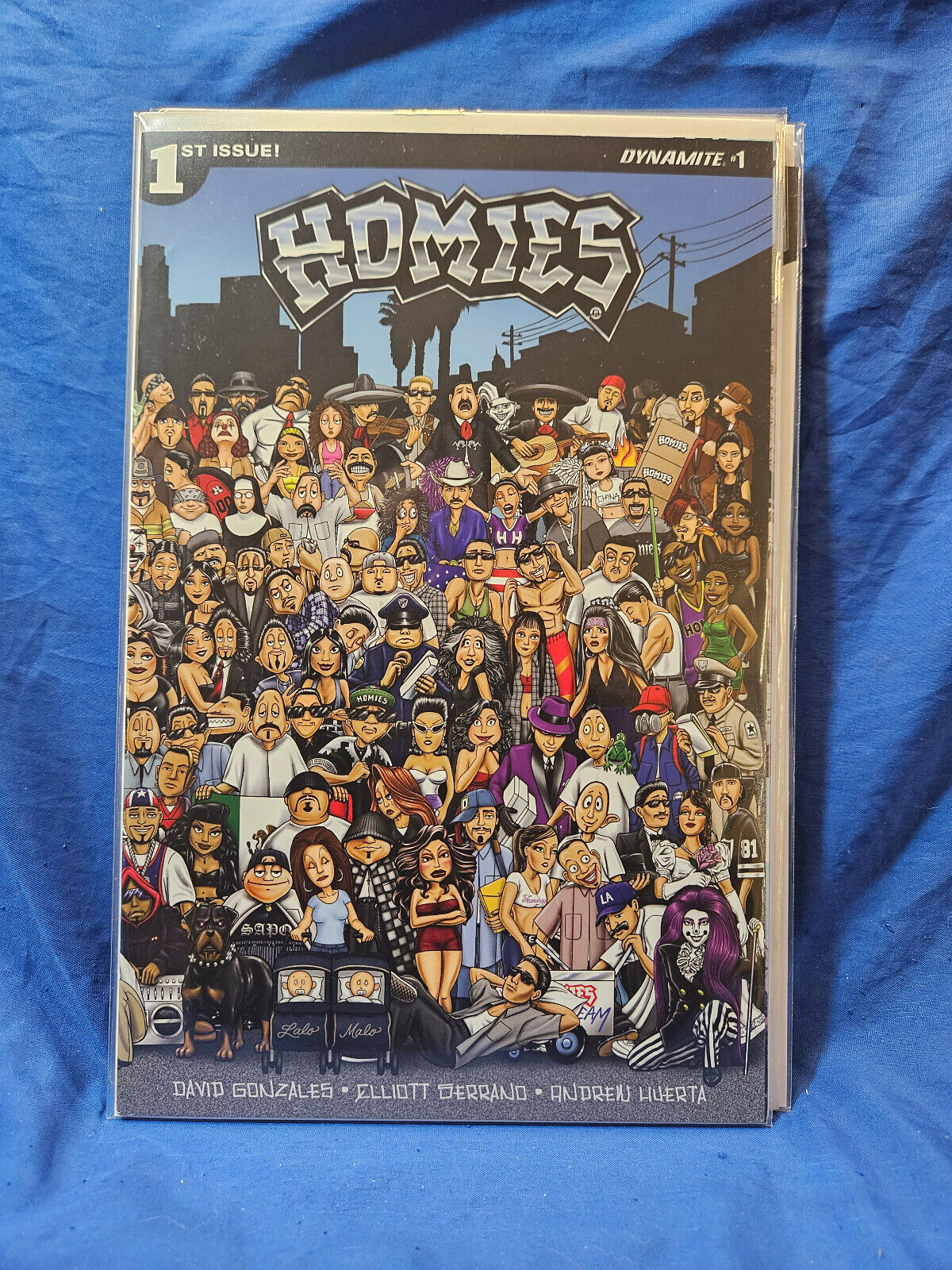 Homies #1 B  Dynamite Comics 2016  Wraparound Group Variant Cover Rare VF+