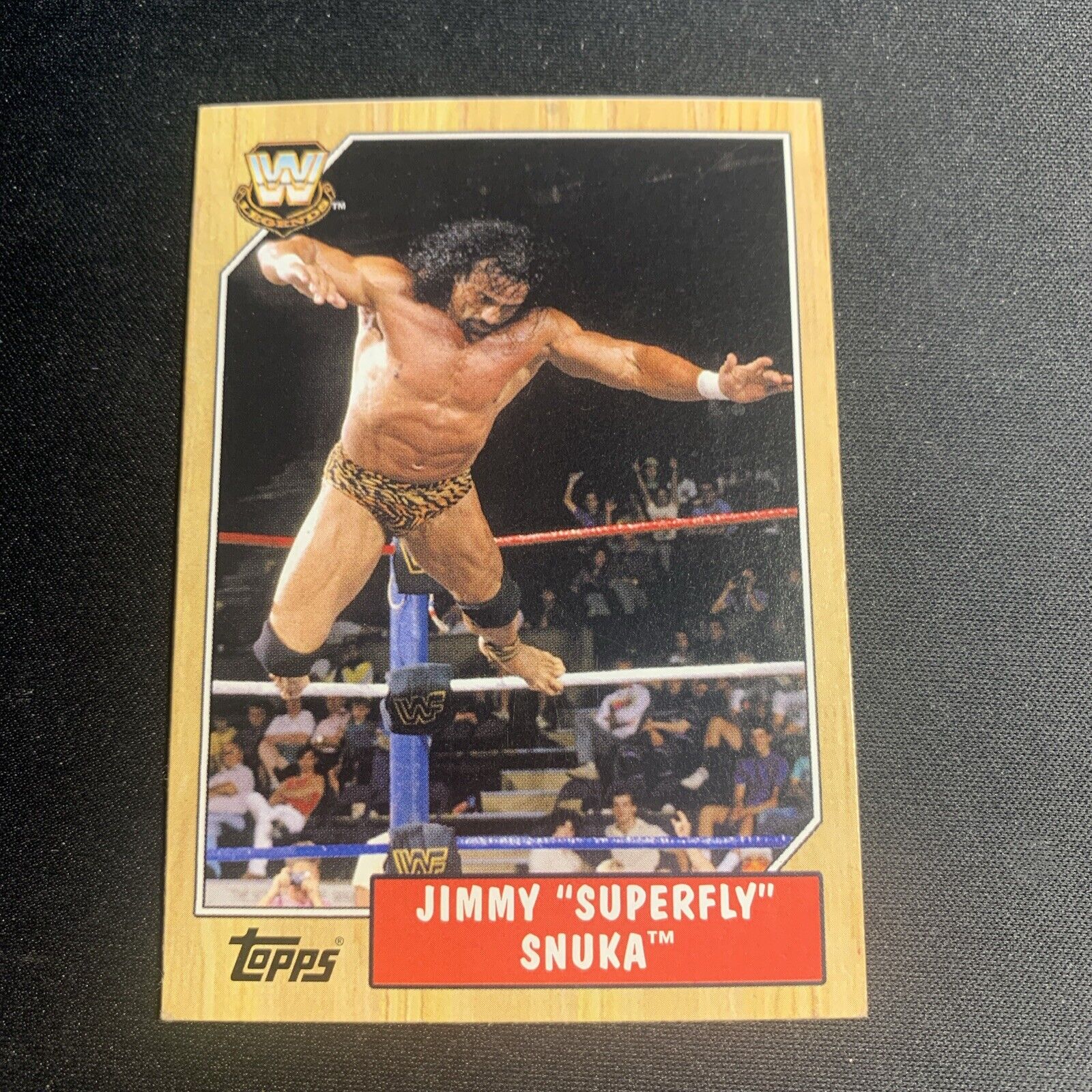 Jimmy Superfly Snuka 2007 Topps WWE Heritage III #76 Wrestling Card