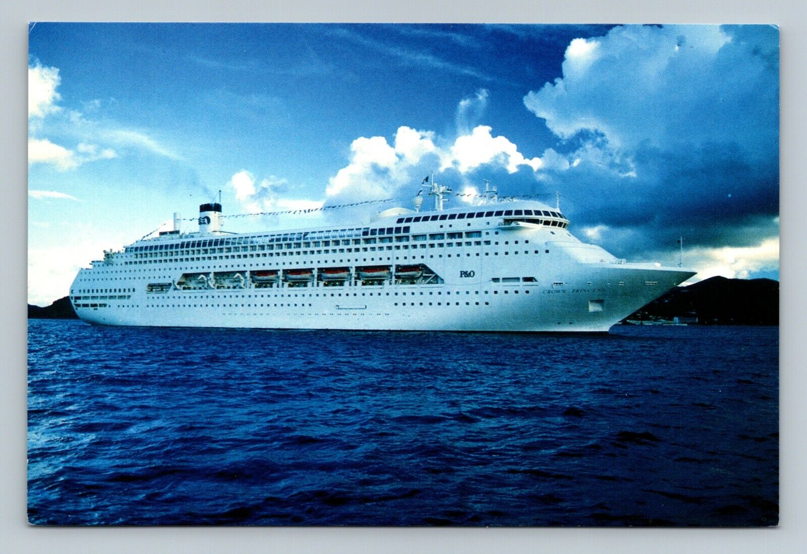 Crown Princess Postcard Princess Cruise Line 