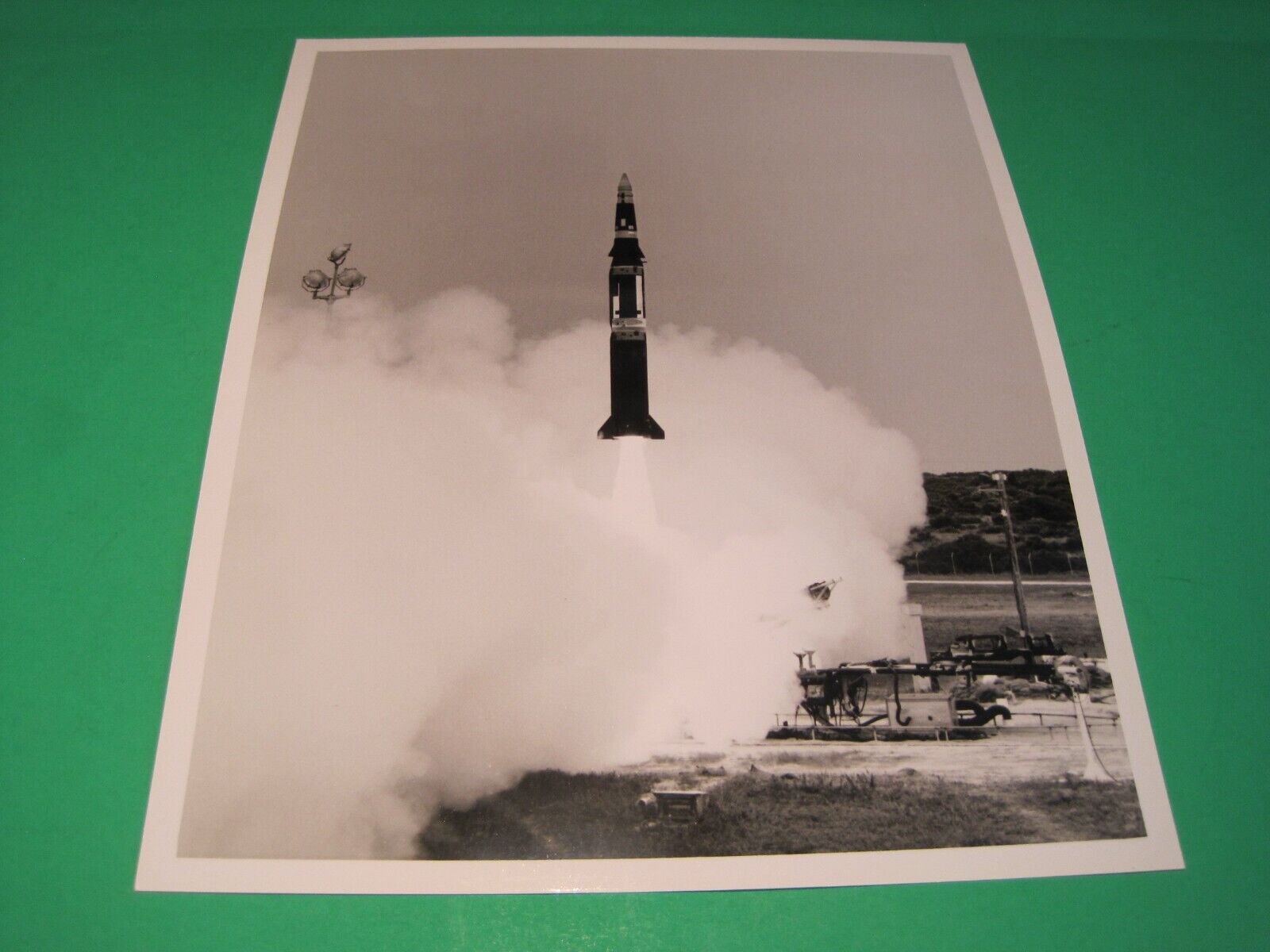 Original 1984 Launch of a Pershing II Missile Cape Canaveral 8x10 Photo