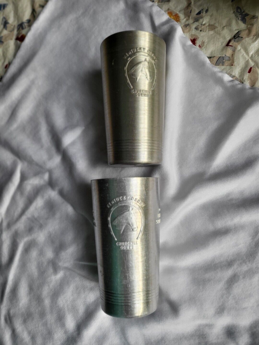 Both 1940 Aluminum Cup/glasses, Regular & French Lick