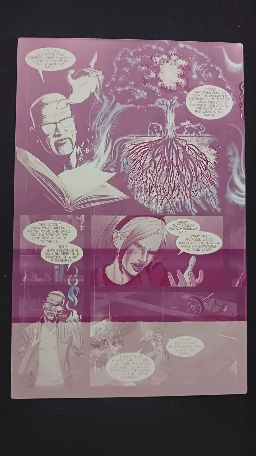 By The Horns Dark Earth #1 - Page 12 - PRESSWORKS - Comic Art - Printer Plate -