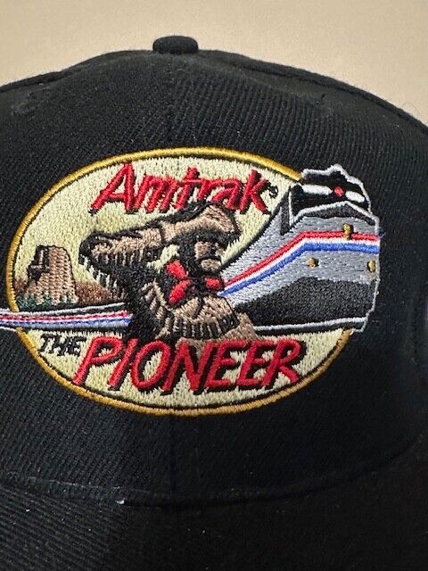Vintage Amtrak The PIONEER Service Cap  Embroidered LOGO RARE