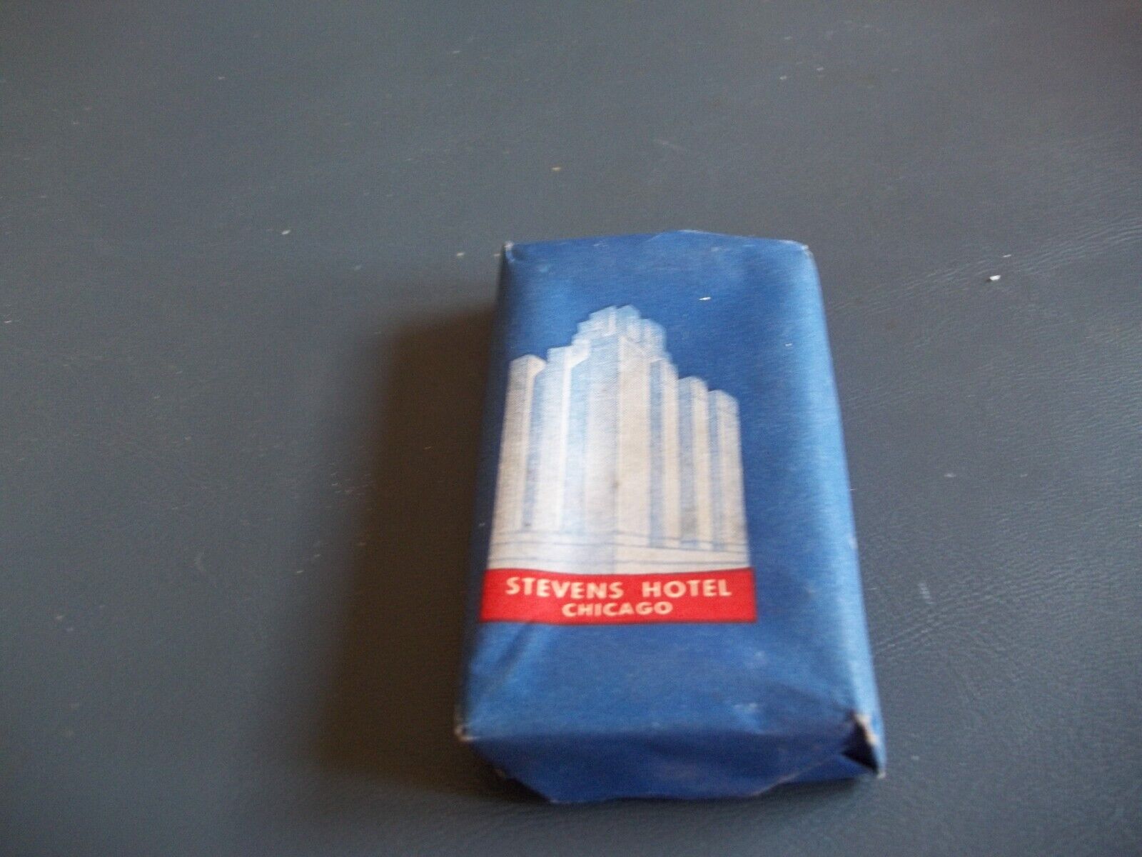 Vintage Stevens Hotel Mini Soap, Chicago Ill,  Ivory Soap