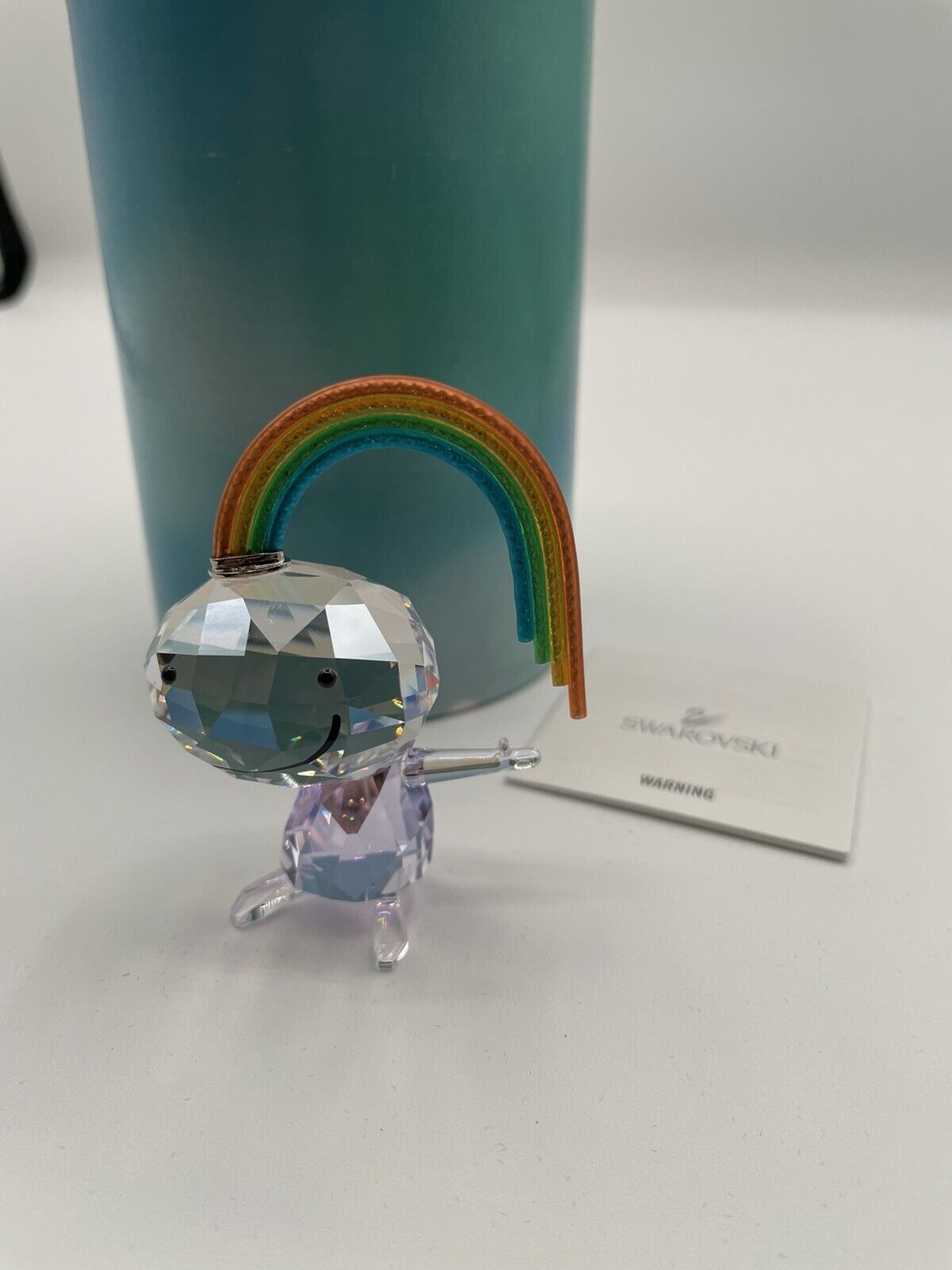 Swarovski Lovlots Emoti Hope Colorful Rainbow  Crystal Figurine MIB 1143388