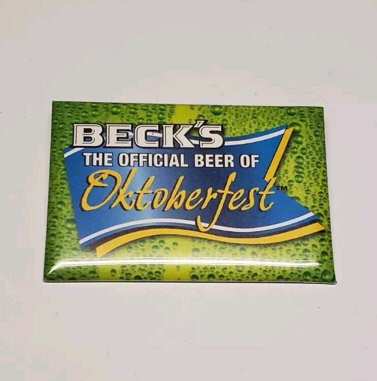 Vintage Beck\'s Oktoberfest Beer Button Pin 