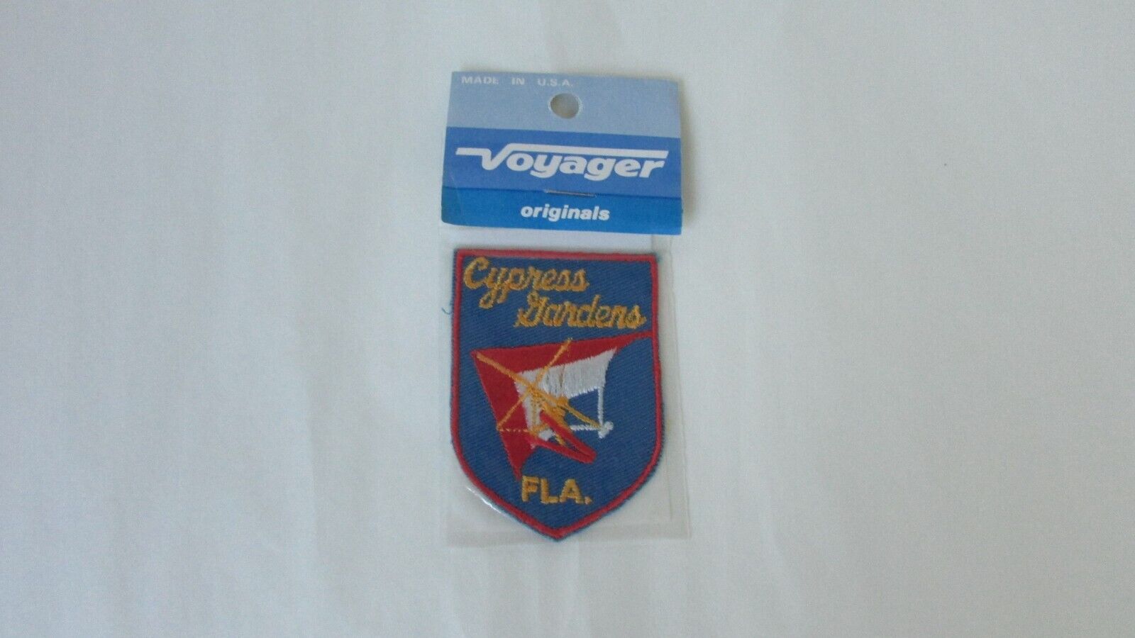 Vtg Cypress Gardens Florida Para Skier Jacket Patch Winter Haven FL 1936 - 2009