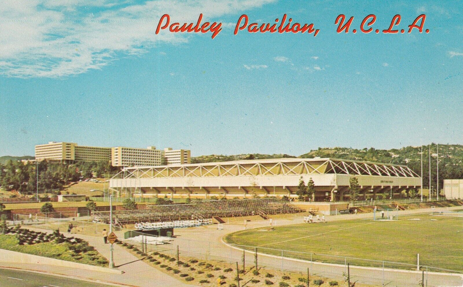 Tough to Find, Historic Pauley Pavilion UCLA Bruins Basketball Arena Postcard