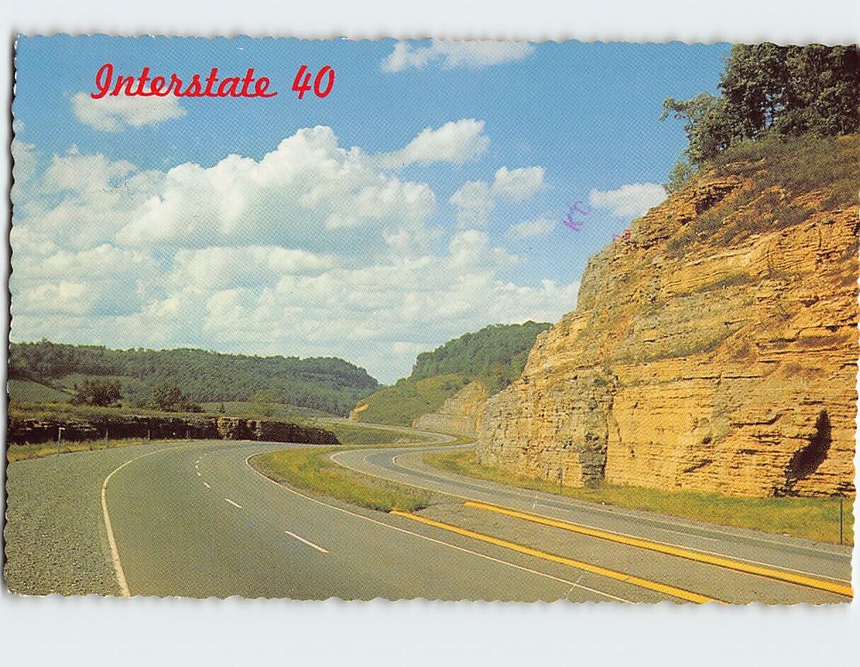 Postcard Interstate 40 Tennessee USA