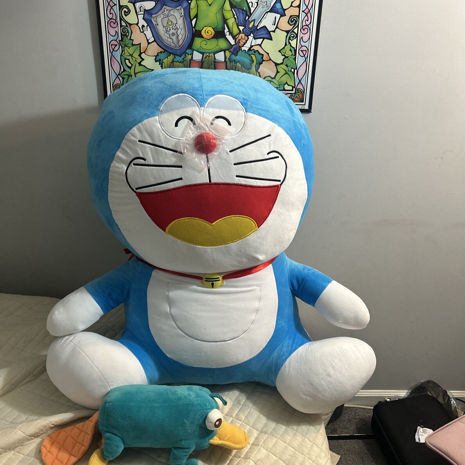 Doraemon Mega Jumbo Birthday Plush Toy 33”x 22x18 Huge