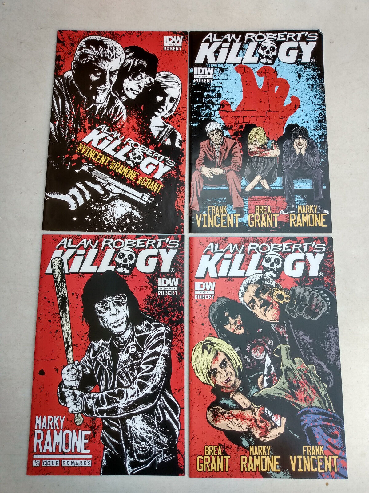 Killogy Comic Book Lot Zombie Apocalypse Horror Action Dark Gore 2012