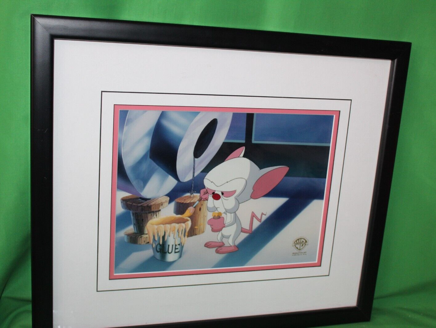 Warner Bros Animaniacs Pinky And The Brain Jockeying For Position Animation Cel