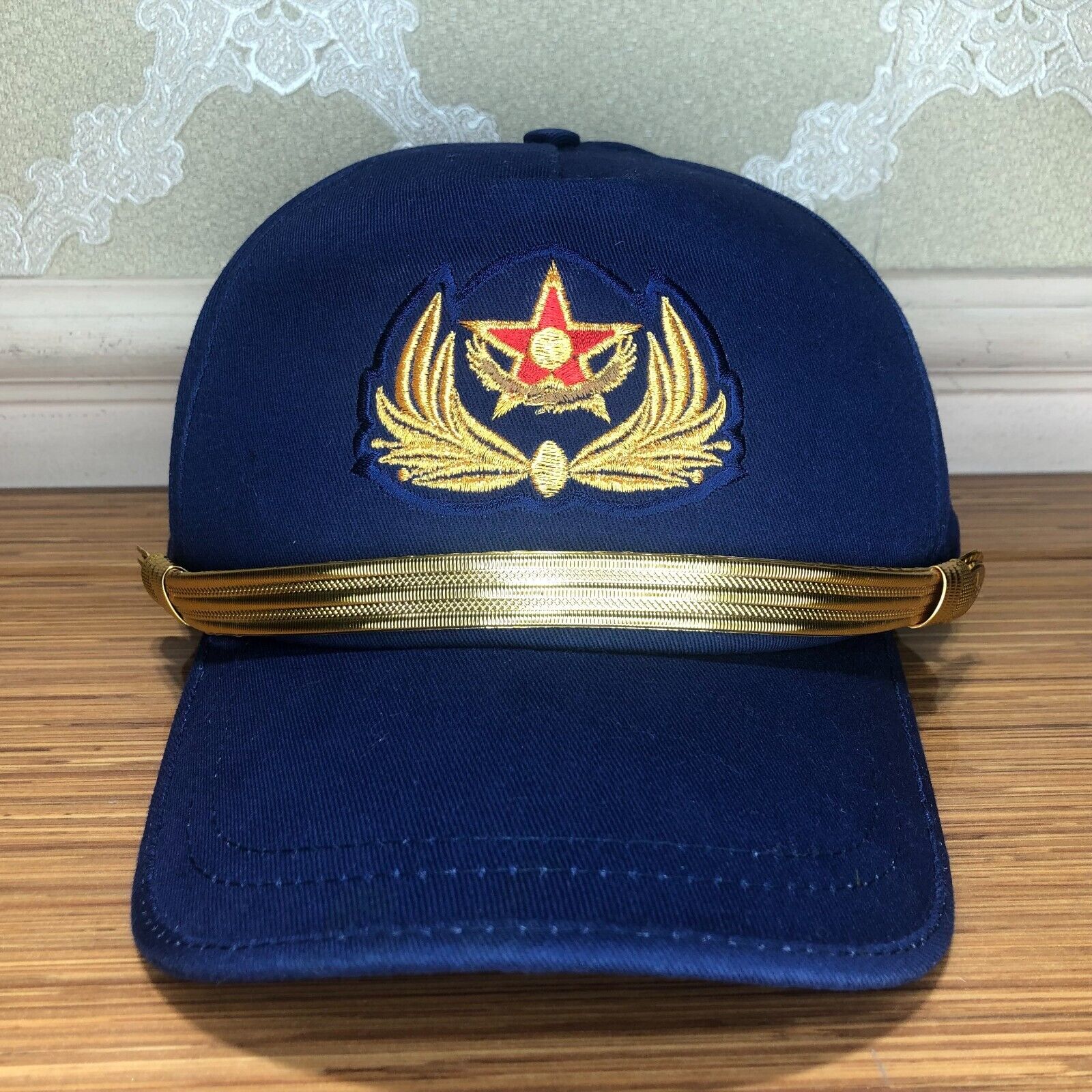 Kazakh Air Force Officer\'s Service Hat Cap Kazakhstan Brand New Universal Size