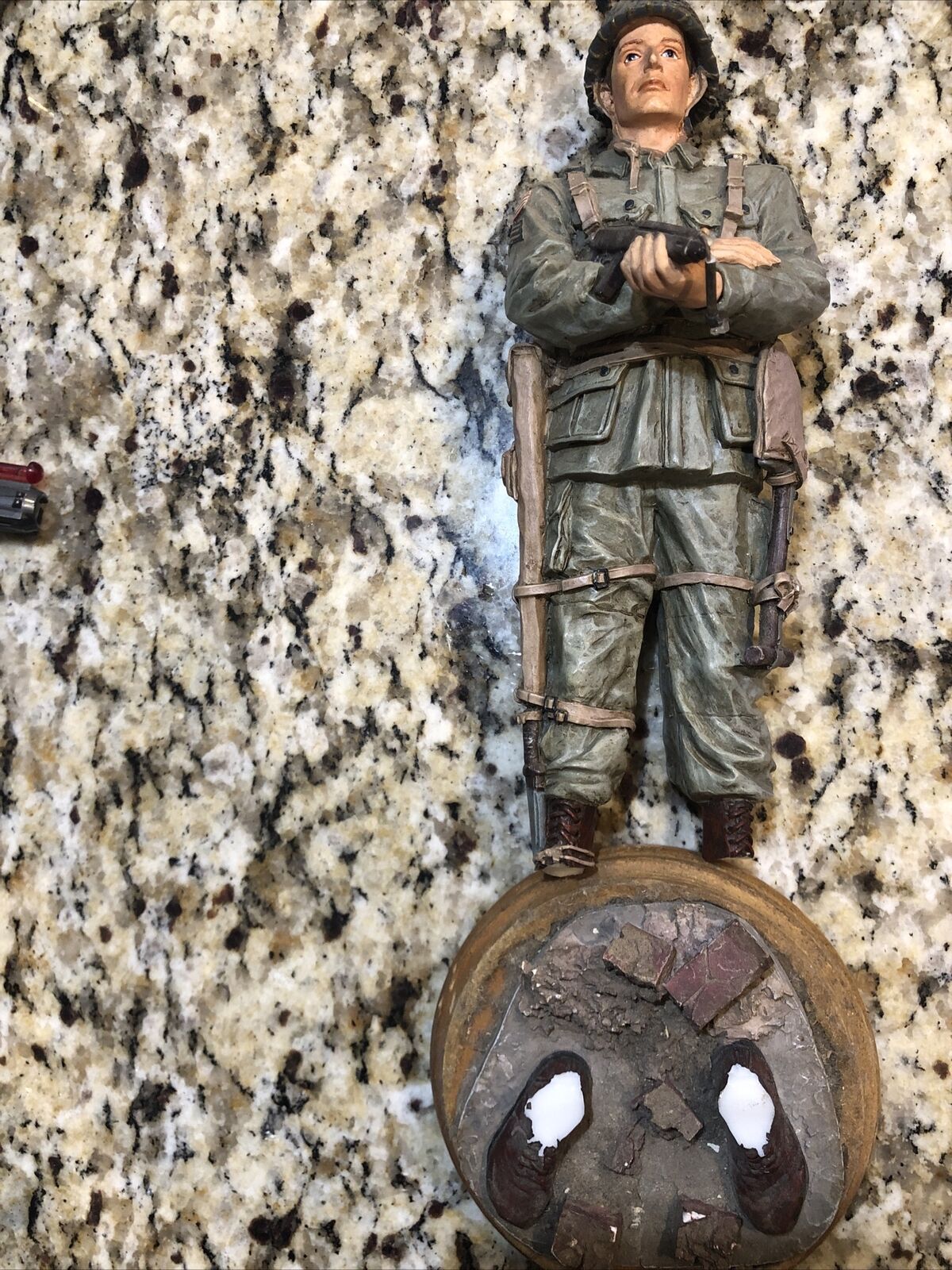 Military Soldier with Rifle BROKEN PIECE 3.5.24