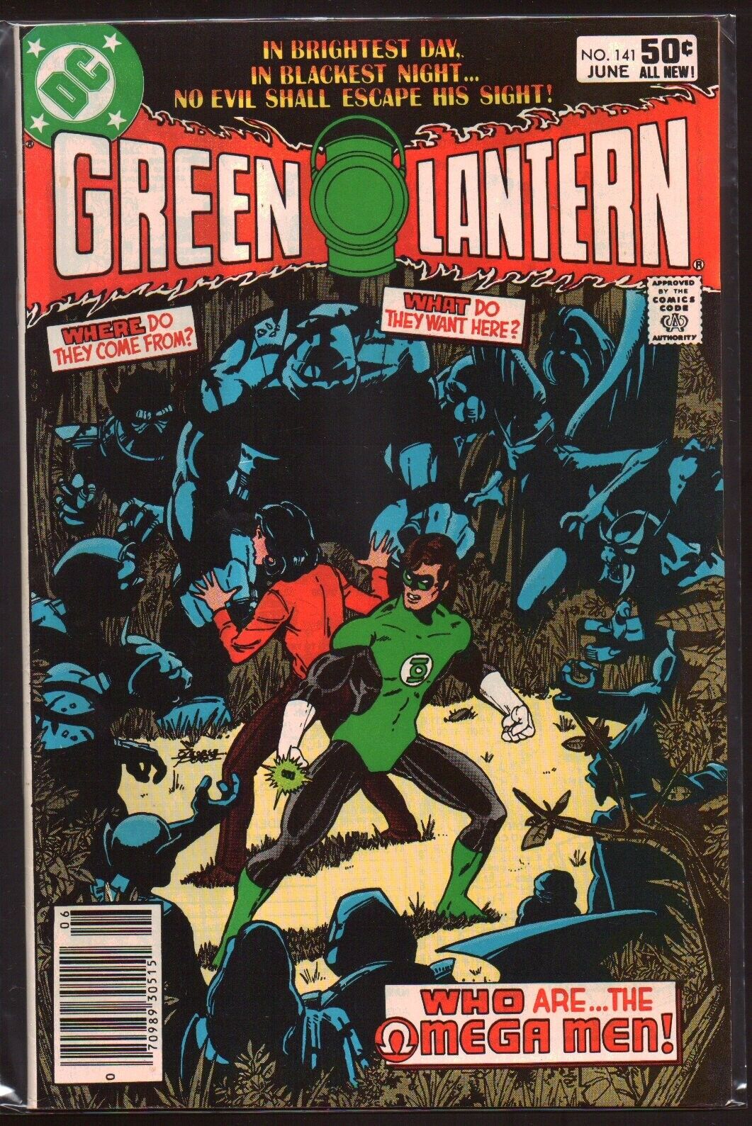 Green Lantern #141 VF/NM 9.0+ 1st Omega Men app 1981 DC Comics George Perez art