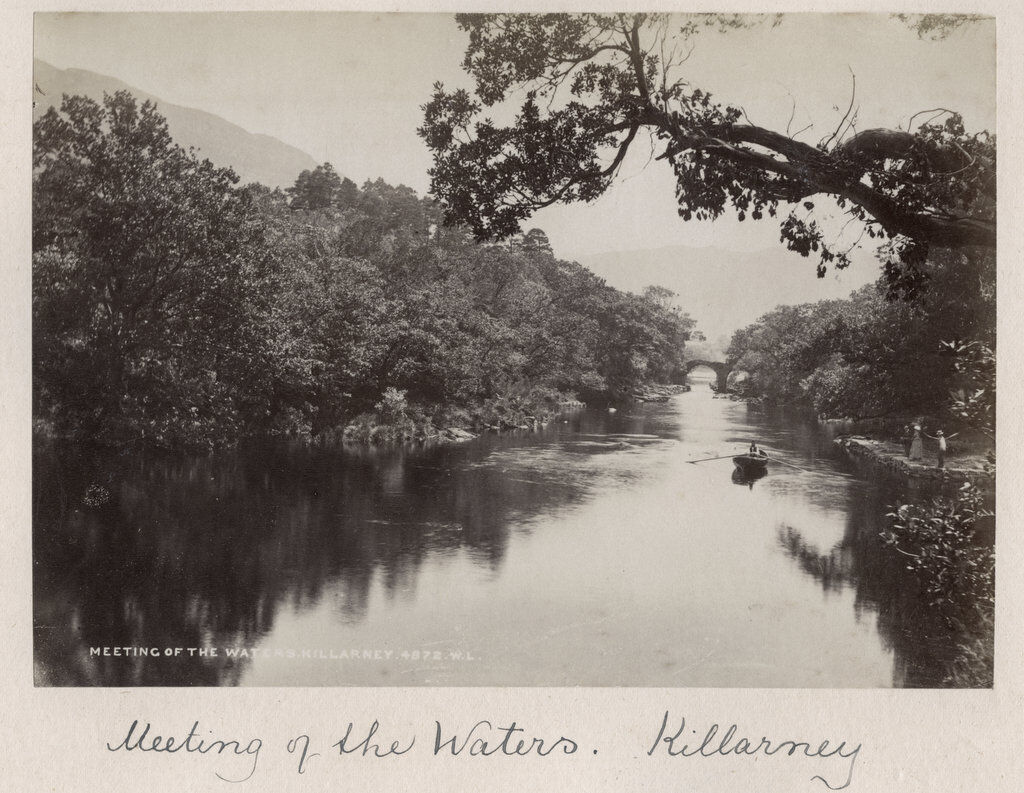 c.1880\'s PHOTO  - IRELAND KILLARNEY MEETING OF THE WATERS