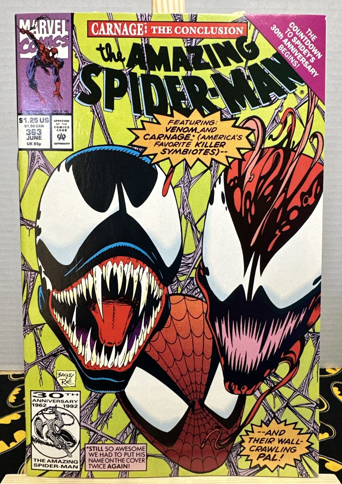 The amazing spiderman #363 Venom Carnage