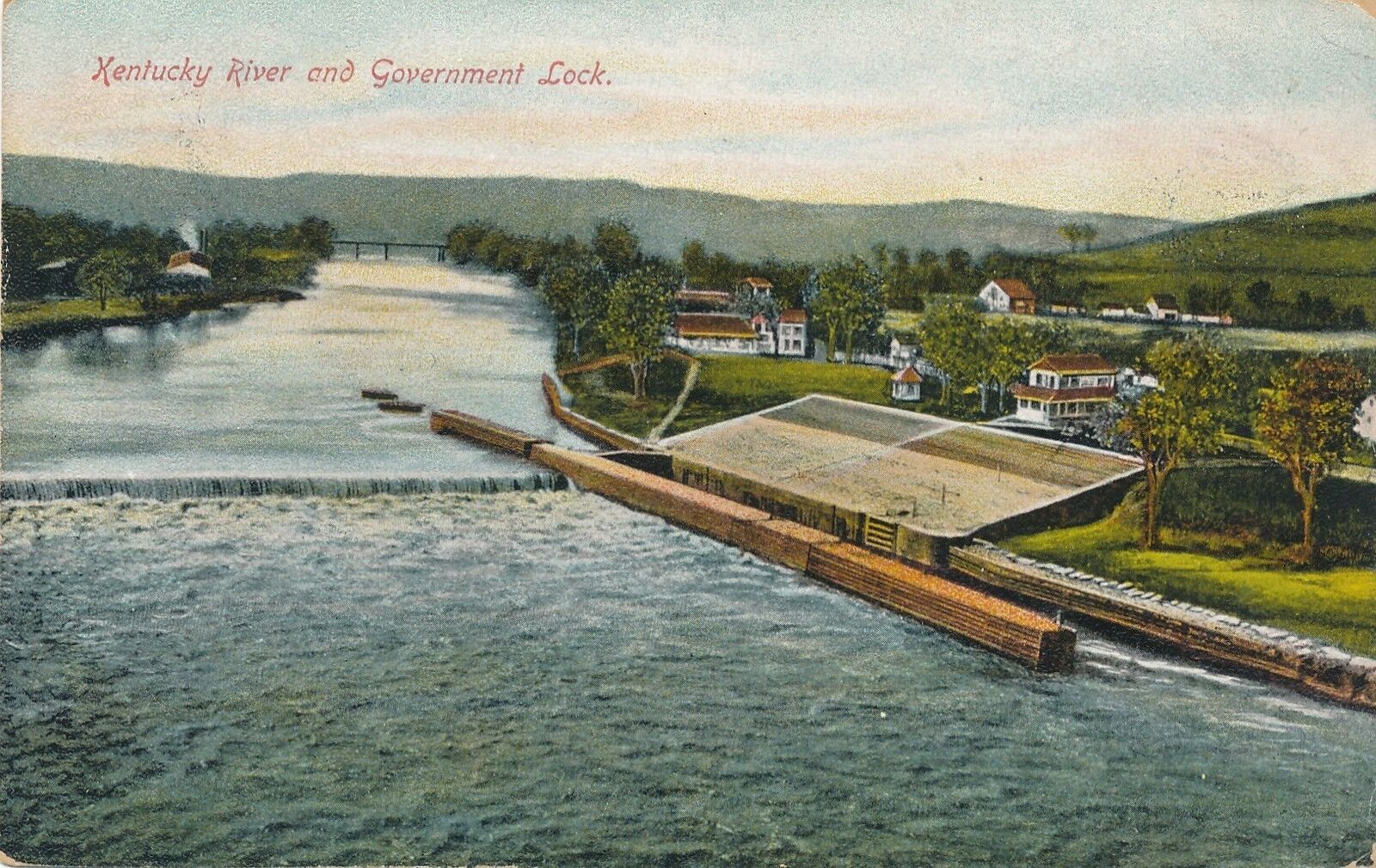 KENTUCKY KY – Kentucky River and Government Lock - 1911